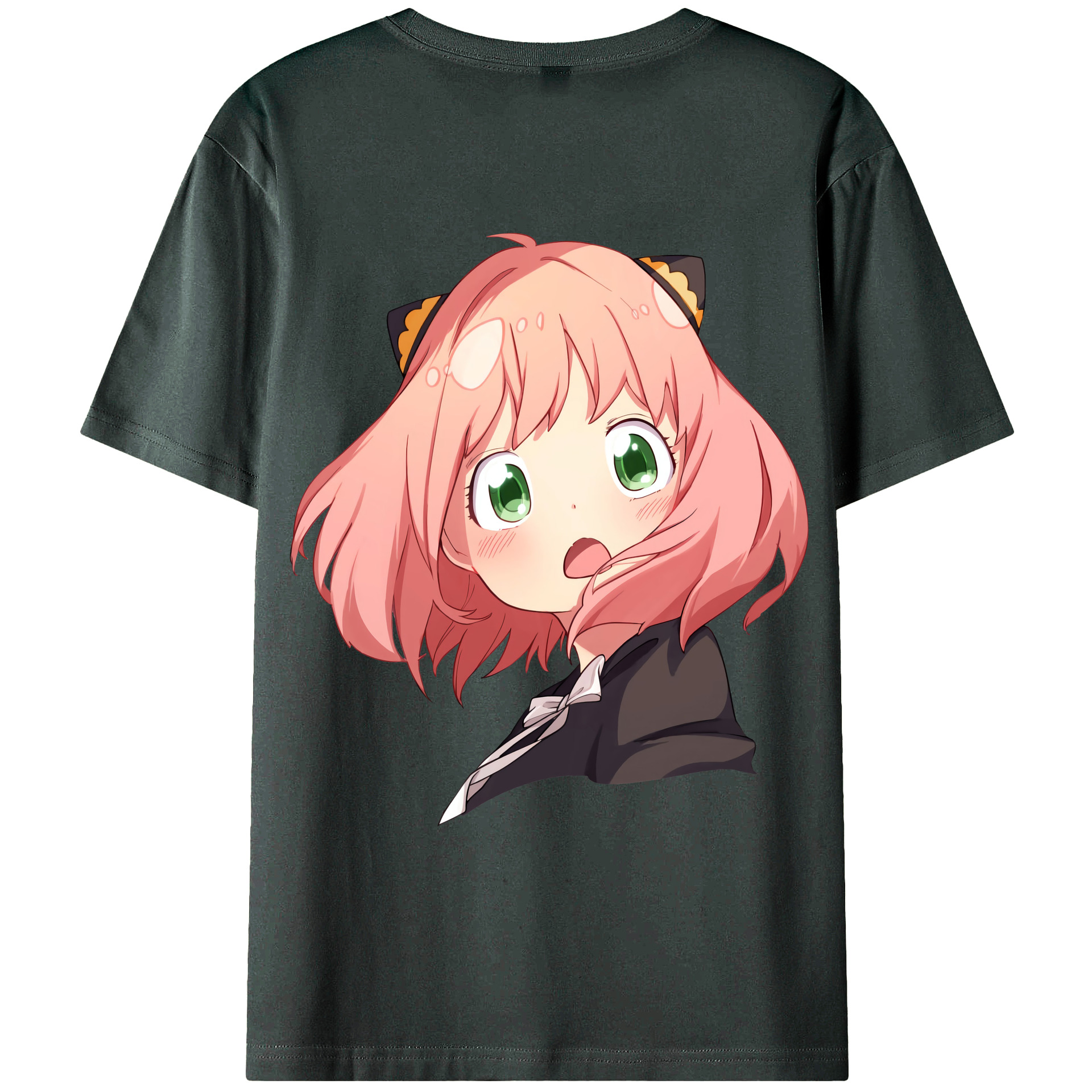 （画像用） SPY×FAMILY间谍家家酒 綿100％ メンズ半袖Tシャツ（バックプリント） 通気性